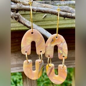 Handmade Polymer Clay Earringd